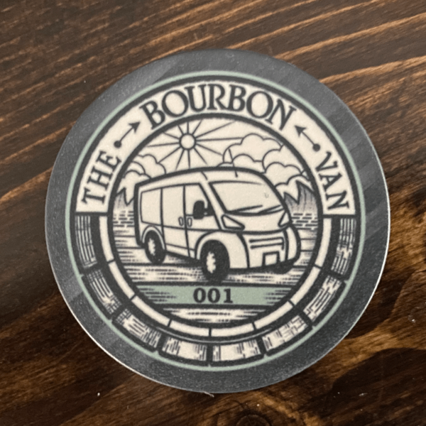 The Bourbon Van Challenge Coin First Edition Side 1