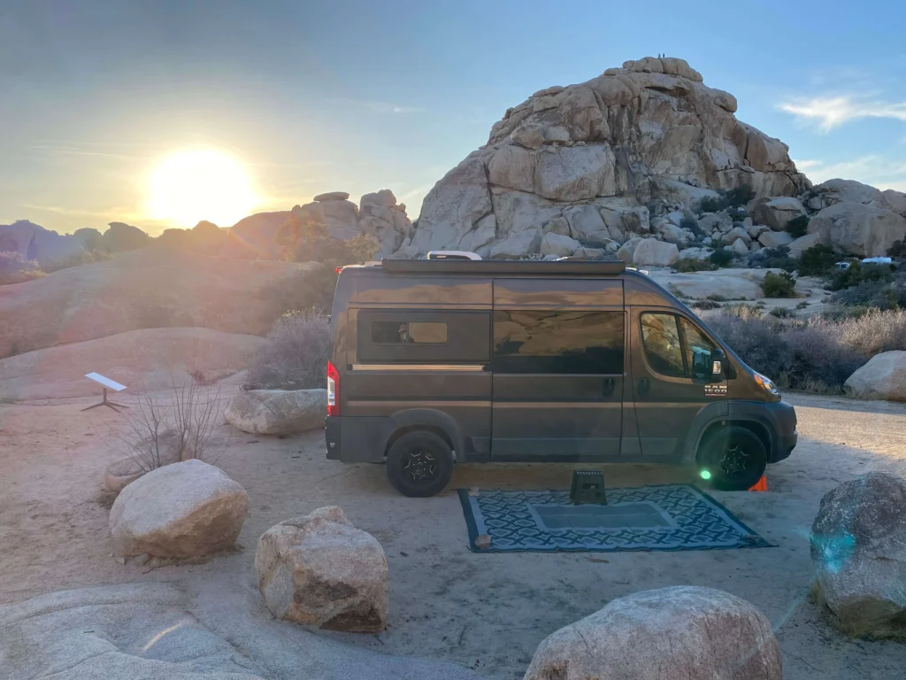 The Bourbon Van in Joshua Tree National Park