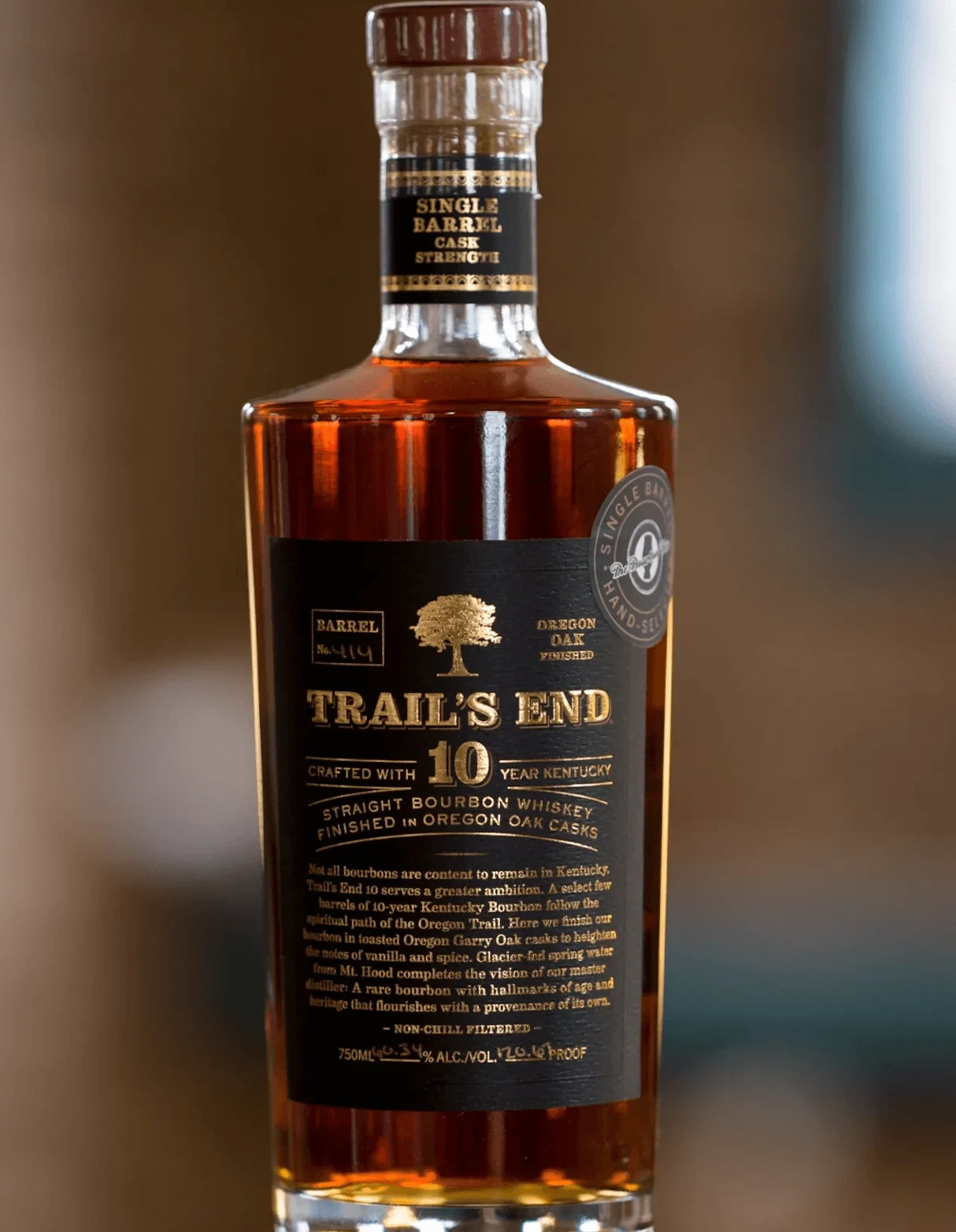 Trail's End 10 Year Cask Strength Bourbon