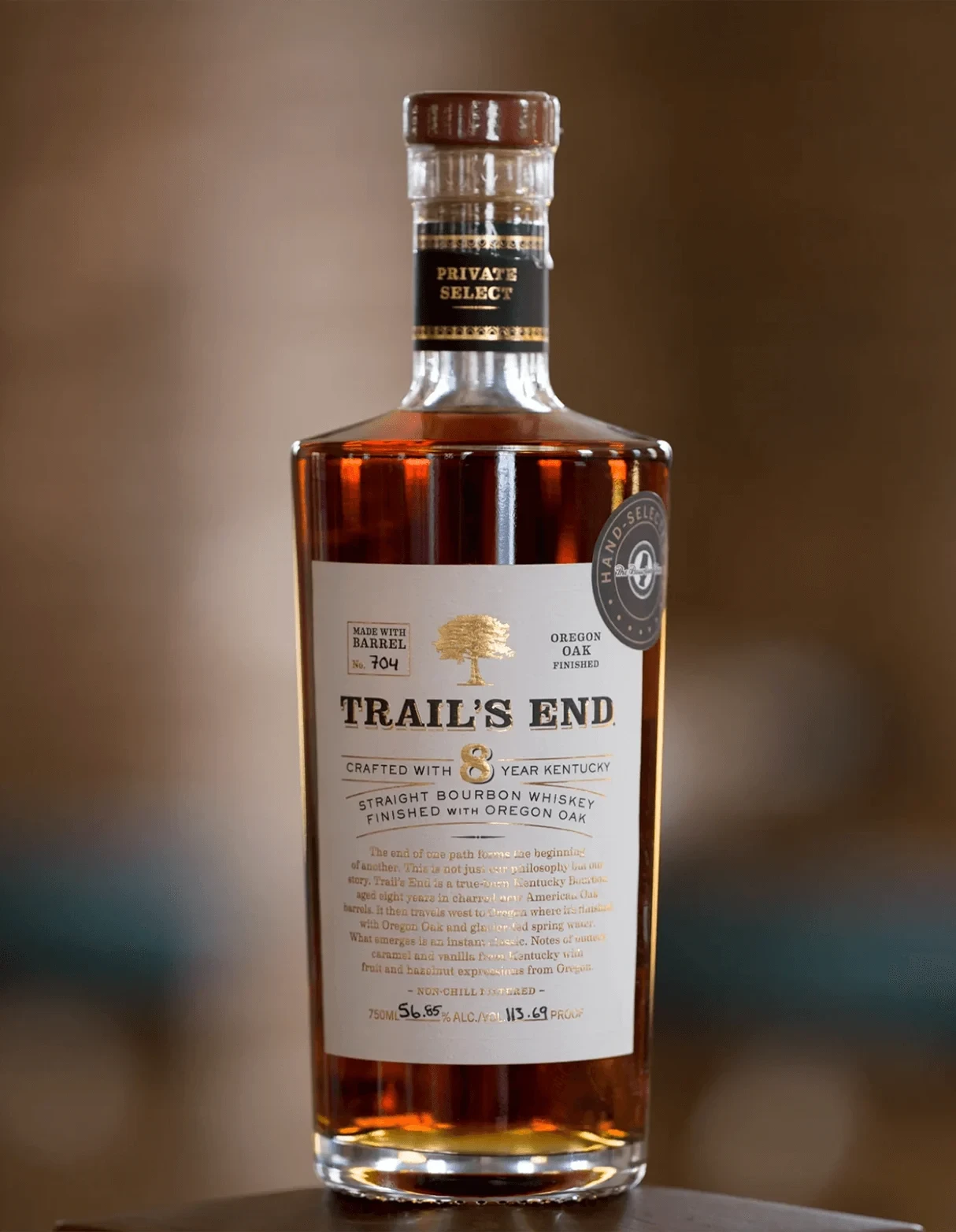Trails End 8 Year Bourbon finished in a McCarthy's Single Malt Cask